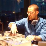 Monty Hall DJing during the EVA Awards 2008 reception Monty Hall DJing